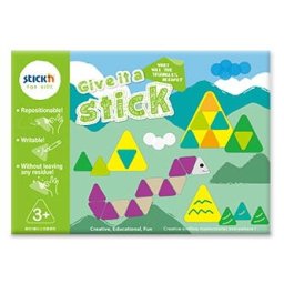 Carte creativa Stick"n Give it a Stick - triunghiuri (+3 ani)