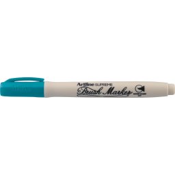 Articole pentru scoala Carioca ARTLINE Supreme, varf flexibil (tip pensula) - turcoaz