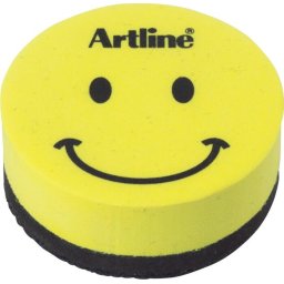 Accesorii birotica Burete magnetic ARTLINE Smiley, pentru table magnetice de scris