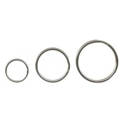 Inele metalice pentru chei, D - 33mm, 10 buc/set, ALCO - argintii