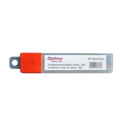 Accesorii birotica Rezerve cutter 18mm SK5, 10 buc/set, Optima