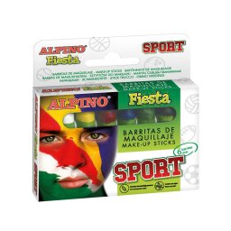 Articole pentru scoala Creioane machiaj, 5gr., 6 culori/cutie, ALPINO Sport