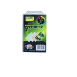 Accesorii birotica Suport PP, pentru carduri, 55 x 90mm, vertical cu sistem de agatare, 10 buc/set, KEJEA - transp.