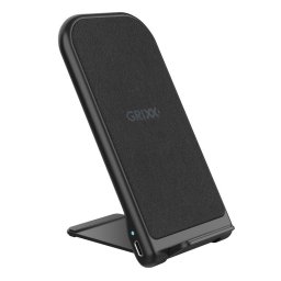 Accesorii birotica Incarcator wireless GRIXX Optimum Stand - 10W, Qi Certified - negru