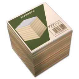 Accesorii birotica Rezerva cub hartie color 9x9x9cm AURORA