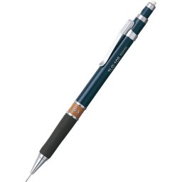 Creion mecanic profesional PENAC TLG-105, 0.5mm, con metalic, varf cilindric fix, inel maro, in blis