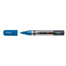 Marker LYRA Graduate Mark All, pe baza de apa, varf 2mm, pentru orice suprafata - bleu