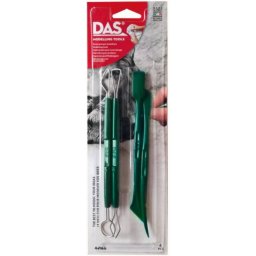 Articole pentru scoala Unelte metal/plastic pentru modelaj, 4buc/blister, DAS Basic Set