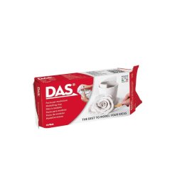 Articole pentru scoala Pasta de modelat, 1000 grame, DAS - alba