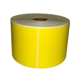 Accesorii birotica Etichete termice autoadezive, 100 x 150mm, 1000 etichete/rola, Optima - galben pastel