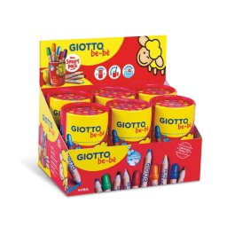 Articole pentru scoala Creioane colorate jumbo, 10 culori/tub, GIOTTO be-be