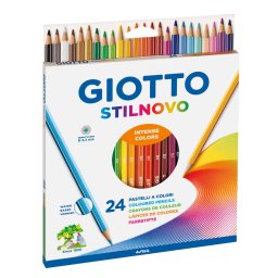 Articole pentru scoala Creioane colorate 24 culori/cutie, GIOTTO Stilnovo