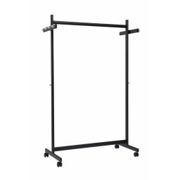 Suport pentru haine mobil, din metal, 115,5 x 172,5 x 50,8 cm, MAUL Samba - negru