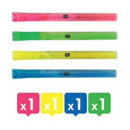 Accesorii birotica Marker NOBO, pentru table si flipcharturi, varf rotund 2 mm, cu buerete, 6 buc/cutie, negru