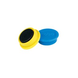 Accesorii birotica Magneti pentru table NOBO, diametru 38 mm, sustin 20 coli, 10 buc/set, diverse culori