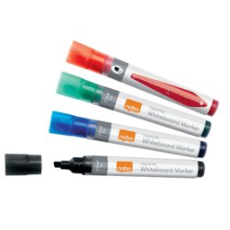 Accesorii birotica Marker NOBO, pentru table si flipcharturi, varf 5-12 mm, 10 buc/cutie, diverse culori