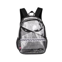 Penar Rucsac ZIPIT Razor cu 2 compartimente + 1 compartiment cu incuietoare - Transparent