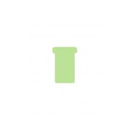 DJOIS T-cards, din hartie, 100buc/set, format 2 - (85 x 48mm, top 60mm) - verde