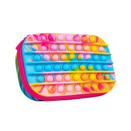 Penar Penar cu fermoar ZIPIT ZIP & POP Storage Box - Rainbow Glow