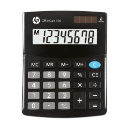 Calculator de birou Calculator de birou, 8 digits, 125 x 101 x 33 mm, solar power, HP OC108