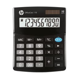 Calculator de birou Calculator de birou, 10 digits, 125 x 101 x 33 mm, solar power, HP OC110