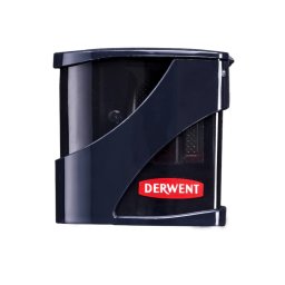 Articole pentru scoala Ascutitoare Derwent Professional, metalica, duala, cu rezervor, pentru creioane pana la 11 mm, negru
