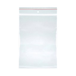 Pungi plastic cu fermoar pentru sigilare, 140 x 150mm, 40 microni, 100 buc/set, Office Products -tra