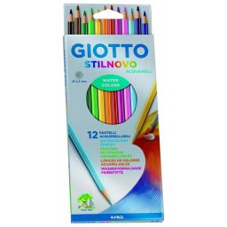 Articole pentru scoala Creioane colorate 12 culori/cutie, GIOTTO Stilnovo Aquarell