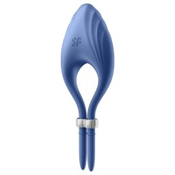 Satisfyer Duelist - inel pentru penis cu vibrații, reîncărcabil - albastru