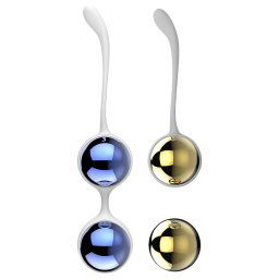 Nalone Yany Love - Set bile Kegel versatil (albastru-auriu)