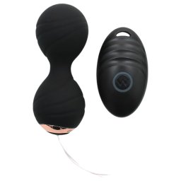 Rimba Cannes - ou vibrator wireless cu acumulator - negru