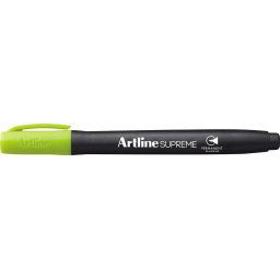 Permanent marker ARTLINE Supreme, corp plastic, varf rotund 1.0mm - galben pastel
