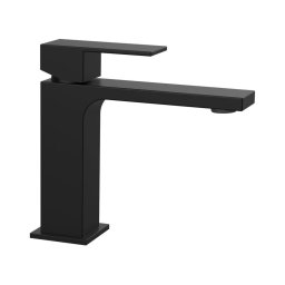 Baterie de lavoar Sapho CUBEMIX 15,3 cm negru mat