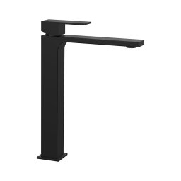 Baterie de lavoar Sapho CUBEMIX 27,8 cm negru mat
