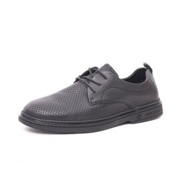 Pantofi bărbați negri din piele naturală Otter 7CCJ60003A 01-N – casual
