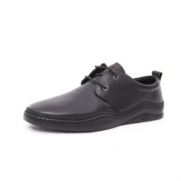 Pantofi Bărbați Vară Otter E6E660008A 01-N din Piele Naturală Perforată – Negru