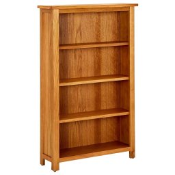 Biblioteca cu 4 rafturi, 70x22x110 cm, lemn masiv de stejar GartenMobel Dekor