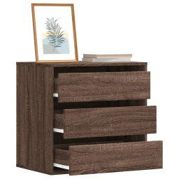 Dulap colt cu sertare stejar maro 60x41x58 cm lemn prelucrat GartenMobel Dekor