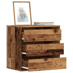 Dulap colt cu sertare lemn vechi 60x41x58 cm lemn prelucrat GartenMobel Dekor