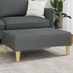 Taburet, gri închis, 77x55x31 cm, material textil GartenMobel Dekor