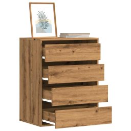 Dulap colt sertare stejar artizanal 60x41x76 cm lemn prelucrat GartenMobel Dekor