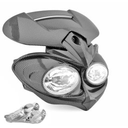 Far moto universal cu halogen omologat enduro supermoto
