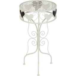 Suport metalic/masuta pentru ghiveci flori, MagicHome, 33x33x60 cm