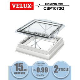 Fereastra terasa evacuare fum VELUX CSP 1073Q, 2 sticle
