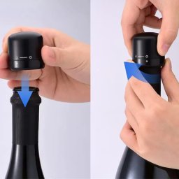 Dop vacuum pentru sticla de vin