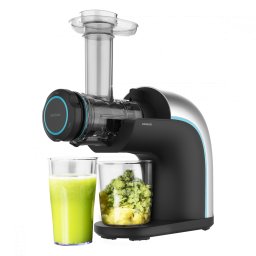 Storcator Cecotec JuiceLive 2000 EasyClean cu sisitem de presare la rece, tambur dublu de separare a sucului, silentios, 3 viteze, negru