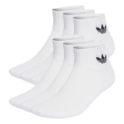 ADIDAS ORIGINALS Șosete 'Mid Ankle 6 Pairs' negru / alb