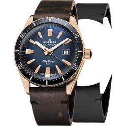 Edox Skydiver 80126-BRN-BUIDR Automatic 80126-BRN-BUIDR