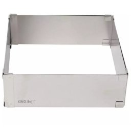 Forma de copt Kinghoff KH 1906, Reglabila 15,5-28 cm, Otel inoxidabil, Argintiu