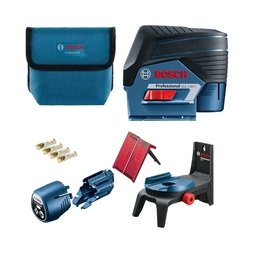 Bosch - GCL 2-50 C + RM 2 - Nivela laser cu linii si puncte, 2 linii laser, 20 m, 2 puncte laser, 10 m, +/-0.3 mm/m, geanta textila